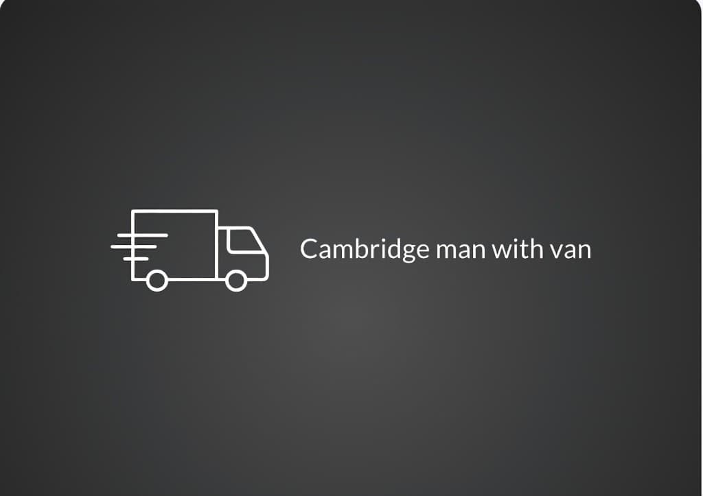 Cambridge man with van